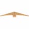 Ekena Millwork Bellingham Timber Gable Bracket, Western Red Cedar, 48"W x 10"H x 1 1/2"D x 5 1/2"F, 5/12 Pitch GBW048X10X0206BEL00SWR - alternate 2